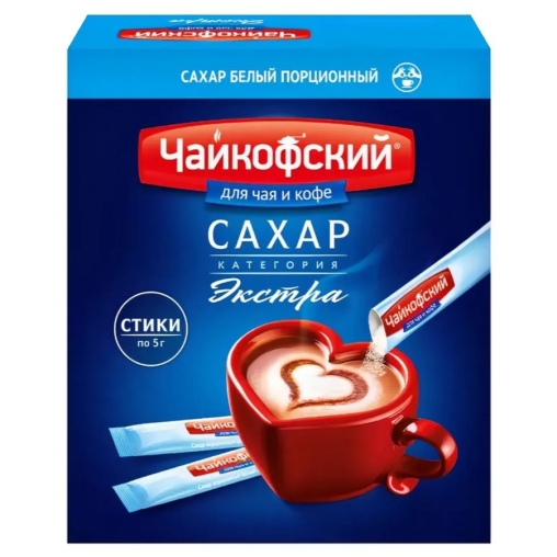 Сахар в стиках Чайкофский 5 г ×60 шт.