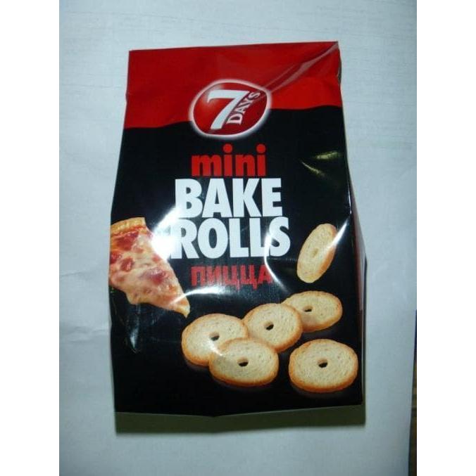 Сухарики 7 Days Bake Rolls Pizza 80 г