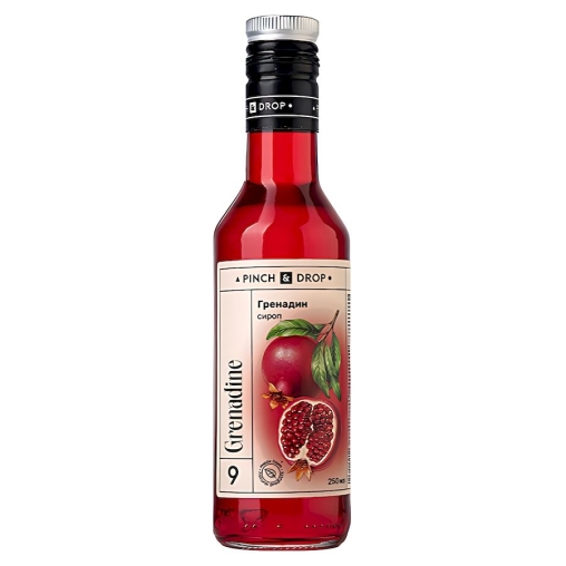 Сироп Pinch&Drop Гренадин в стеклянной бутылке 250 мл
