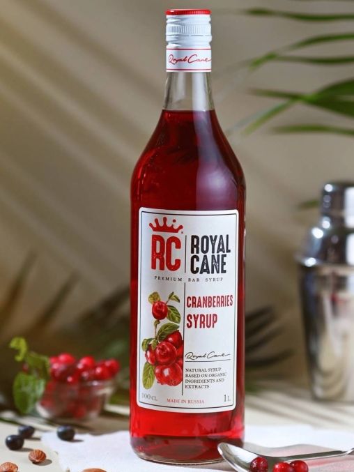 Сироп Royal Cane Cranberry Клюква стекло 1000 мл