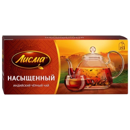 Чай черный Лисма Насыщенный индийский 25 пак. × 1.8 г