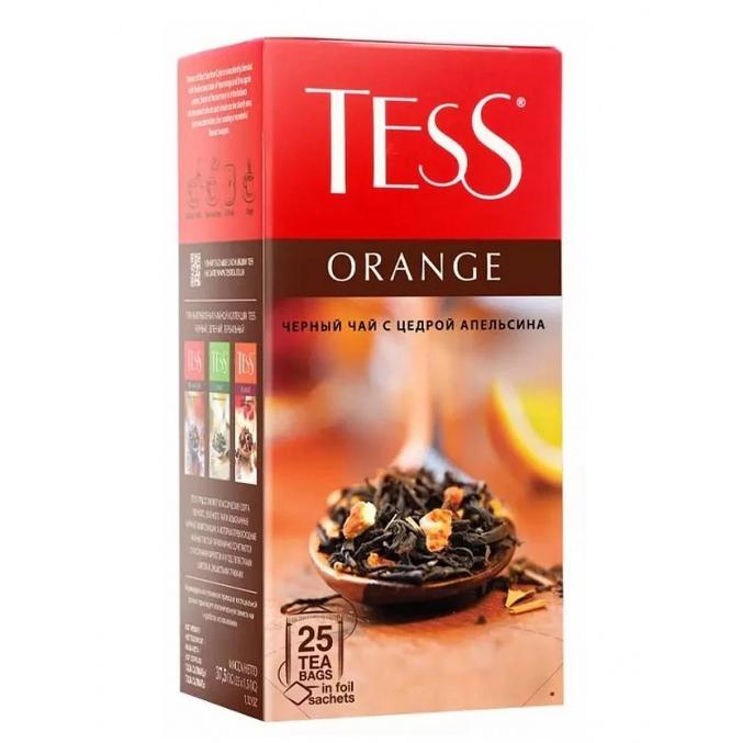 Чай Tess Orange черный листовой аром. 25 пак. × 1,5 г