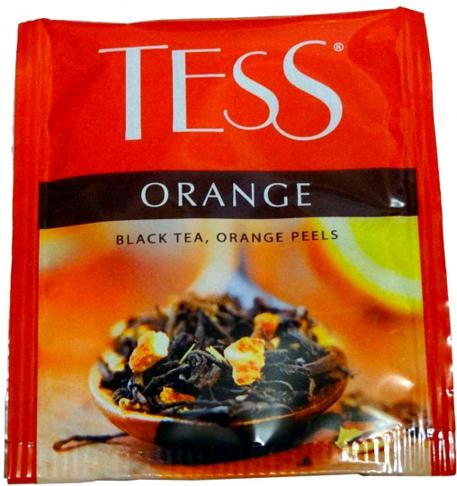 Чай Tess Orange черный листовой аром. 25 пак. × 1,5 г