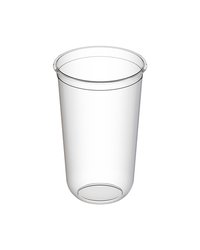 Стакан Bubble cup/шейкер U-образное дно глянец ПП 1031ГП D=90мм цвет прозр. 500мл ОЗЛП/ВЗЛП (х16/384)