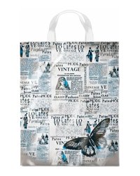 Пакет ПЭ с петлевой ручкой 28x35см (55) (Виньетка) Интерпак (х25/500)