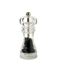 Мельница для перца акрил,пластик D=55,H=140мм прозр.