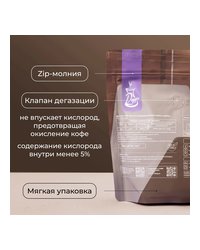 Кофе в зернах «Руанда Мутетели» с азотом для фильтра (Арабика 100%) 250 г