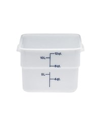 Контейнер для продуктов градуированный пластик 11,4л ,H=21,L=31,B=25,6см белый