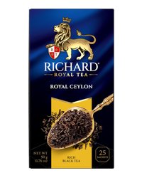 Чай Richard "Royal Ceylon" черный 25 сашетов