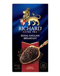 Чай Richard "Royal English Breakfast" черный 25 сашетов