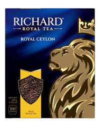 Чай Richard "Royal Ceylon" черный 100 пакетиков