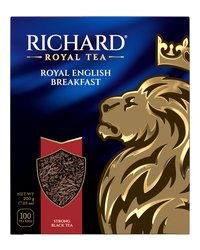 Чай Richard "Royal English Вreakfast" черный 100 пакетиков
