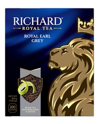 Чай Richard "Royal Earl Grey" черный ароматизированный 100 пакетиков