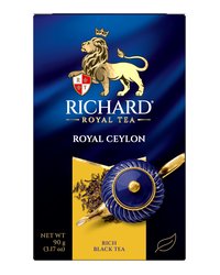 Чай Richard "Royal Ceylon" черный крупнолистовой 90г