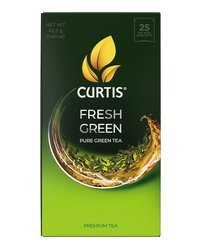 Чай зеленый в пакетиках CURTIS "Fresh Green" 25 пакетиков, мелколистовой