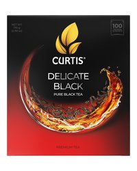 Чай черный в пакетиках CURTIS "Delicate Black" 100 пакетиков, мелколистовой