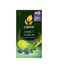 Чай зеленый Curtis Sweet Fusion 25 саше × 1.5 г Чай зеленый Curtis Sweet Fusion 25 саше × 1.5 г