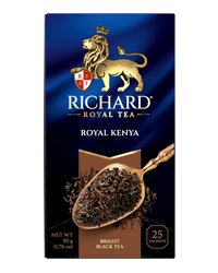 Чай Richard "Royal Kenya" чёрный 25 сашетов