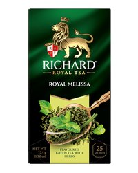 Чай Richard "Royal Melissa" зеленый ароматизированный 25 сашетов