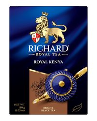 Чай Richard "Royal Kenya" черный крупнолистовой 180г