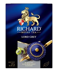 Чай Richard "Lord Grey" черный крупнолистовой 180г