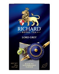 Чай Richard  "Lord Grey"  черный крупнолистовой 90г
