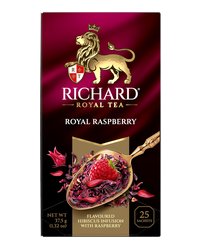 Чай Richard "Royal Raspberry" фруктово-травяной ароматизированный 25 сашетов