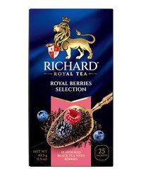Чай Richard "Royal Berries Selection" черный ароматизированный 25 сашетов