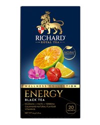 Чай RICHARD ENERGY черный 20 сашетов
