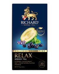 RICHARD чай зеленый в сашетах, RELAX, 20 шт