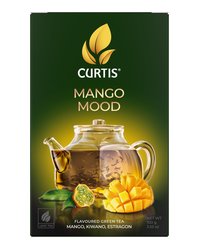 Чай зеленый CURTIS "Mango Mood" 100 г, c манго, кивано и эстрагоном, листовой