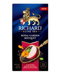 Чай Richard "Royal garden bouquet" черный ароматизированный 25 сашетов