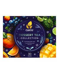 Набор чая в пакетиках CURTIS "Dessert Tea Collection" 30 сашетов, ассорти 6 вкусов