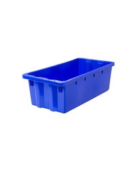 Ящик для продуктов сплошной (от -30 до +60°C) полиэтилен 27л ,H=19,L=60,B=30см синий