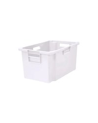 Ящик для продуктов сплошной (от -30 до +60°C) полиэтилен 52л ,H=30,L=60,B=40см белый