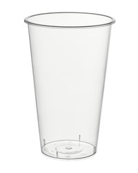 Стакан Bubble cup/шейкер глянец ПП 1021ГП D=90мм цвет прозр. 455/500мл ОЗЛП/ВЗЛП (х20/500)