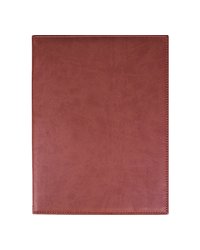 Папка-меню на винтах кожезам. ,L=32,B=24,5см св.корич.