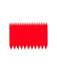 Шпатель кондитерский[10шт] пластик ,H=15,L=110,B=75мм красный