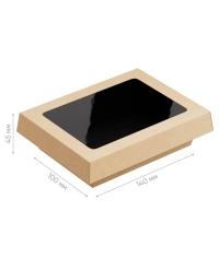 Контейнер OneClick 500 мл ТЕРМА Black 120×160×45 мм
