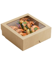 Контейнер OneBox 1230 мл Крафт 150×150×55 мм