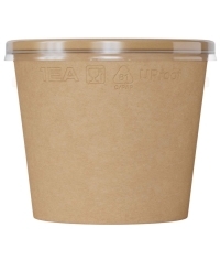 Крышка к креманкам OneBowl Прозрачная плоская OBlid d=102