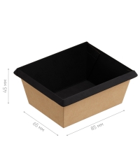 Контейнер OneClick 250 мл ТЕРМА Black 85×100×45 мм