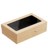 Контейнер OneBox 1900 мл крафт Черный 230×140×60 мм