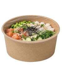 Креманка картонная OneBowl Ultraproof 760 мл Крафт d=145