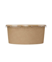 Креманка картонная OneBowl Ultraproof 760 мл Крафт d=145