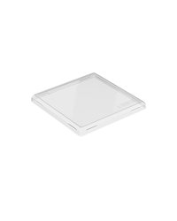 Крышка для бумажного контейнера 165х165х0мм OneClick lid 950-1250/0 для 950, 1250 мл Низкая цвет прозр. (х300)