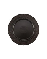 Тарелка «Скалистос» мелкая керамика D=28,H=2см черный