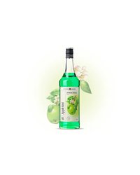 Сироп «Зеленое Яблоко» Pinch&Drop стекло 1л D=85,H=330мм зелен.