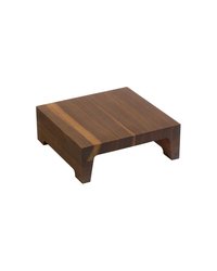 Подставка фуршетная орех ,H=11,5,L=32,5,B=32,5см тем.дерево