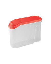 Емкость для сыпучих продуктов с крышкой полипроп. 1,5л ,H=157,L=220,B=75мм прозр.